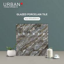 Luxury Hotel Golded 600X600mm Ceramic Non Slip Glazed Rustic Porcelain Floor Wall Tile thumbnail-4