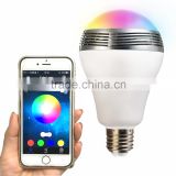 2016 hot sell colorful bulb APP control bluetooth speaker with LED lighting light                        
                                                Quality Choice