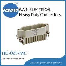 Wain Heavy-duty Connector Hd-025-mc Insert, 25-pin Ultra-high Density Insert, Rectangular Connector, Aviation Plug thumbnail-1