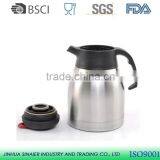 BSCI Approval Double Wall Stainless Steel Vacuum Coffee Tea Pot thumbnail-4
