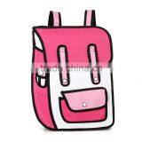 2d 3d Cartoon Bags School Backpack