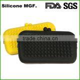 Shinerin Funky Dot Design Wallets Silicone Cosmetic Bag Various Colours (Purple) thumbnail-3