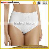 S-4XL European Size Mature Women Bunched High Waist Underwear thumbnail-3