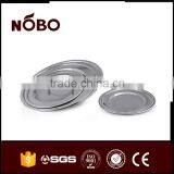 Stainless Steel Round Pudding Plate Circle Tray thumbnail-5