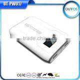 High-tech Portable Mobile Phone Power Bank 8800mAh With LCD Digital Display