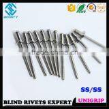 QUALITY FACTORY HIGH SHEAR AND TENSILE STRENGTH 316 STAINLESS STEEL UNI-GRIP BLIND POP RIVETS thumbnail-4