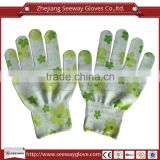 Seeway Printed Garden Gloves Nylon Liner Beautiful Women Garden Gloves