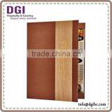 Leather Hardcover / Cookware Restaurant PU Leather Executive Folder / Restaurant Table Menu thumbnail-2