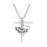 Girl'S Multicolor Dancing Pendant Necklace Jewelry thumbnail-1
