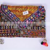 Vintage Banjara Clutch Bags made of antique textiles collected from old unique dresses of INDIA, PAKISTAN, AFGANISTAN