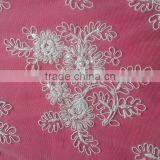 2015 High Quality Fashion Fancy Style Guangzhou Wholesale Embroidery Lace Fabric thumbnail-2