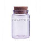 Small Glass Jars With Decorative Cork Lids 80ml thumbnail-1