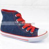 High Top Canvas Sneakers Lace up China Wholesale for Teenager thumbnail-6