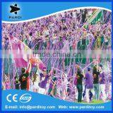 Round Paper Frisbee Confetti, Party Throwing Crepe Paper Streamer Quality Choice