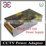 Wholesale Good Quality CCTV Camera and LED Switching 12V 10Amp AC/DC Power Supply