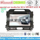 DH8003 Car DVD Player FOR KIA SPORTAGE R 2011 2012 2013 2014 Touch screen CD Video CD Mp3 Mp4 JPEG