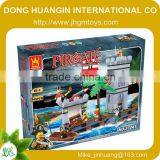 Wange Pirate Seris Plastic Child Assembling DIY Building Block Puzzle