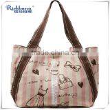 Express China Supplier New Products 2014 Personalized Material, Size, Color and Logo Cotton With Pvc Laminated Tote Bag