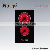 2016 Best Sale Good Quality Eurokera Cheap Electric Glass 2-burner Ceramic Cooktops Hob