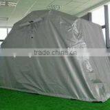 silver durable motorcycle cover