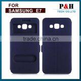 New Product Mobile Phone Case Leather Flip Case for Samsung Galaxy e7 Mobile Phone Case thumbnail-5