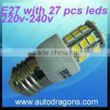 E27 Spot Light 6000K High Bright White 220v -240v Wih 27 Pcs 5050 Leds thumbnail-1