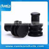 3.7mm Black Rubber Hole Plug