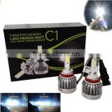 High Quality COB LED Headlight H4 Hi/Lo Auto LED Headlight Bulb H4 Head Lamp 3300LM White Colour 6000K LED Headlight Lamp
