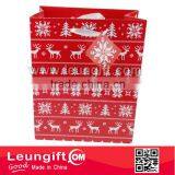 Christmas Medium Bag Gift Bag White Satin Ribbon and Tag thumbnail-4