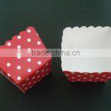 Red Dots Celebrate Square Cupcake Liners Muffin Cases thumbnail-1