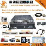 H.264 Harddisk GPS 4G Mobile DVR 4-CH HDD GPS Tracking For Bus / Taxi /Police Car thumbnail-2