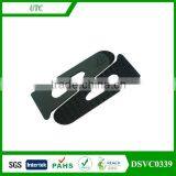 Clothing Used Wholesale Garment Custom Logo 3d Soft Pvc Cuff Tab thumbnail-1