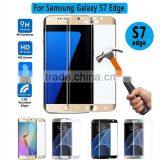 2016 3D Curved Full Edge Covered 0.3 mm 9H 2.5D Premium Tempered Glass Screen Protector for S7 Edge