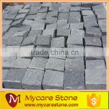 Cheap paving stone Dark grey G654 Granite Cube stone