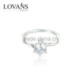 925 Silver Affordable 18KGold Princess Cut Diamond Engagement Ring For Women and Man thumbnail-1