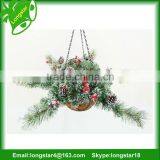 Beautiful Christmas Decorations Willow Flower Basket From Manufacturer thumbnail-6