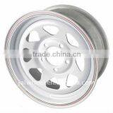 2016 Best Quality White D-Window Steel Trailer Wheel Rims thumbnail-1