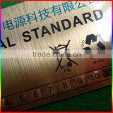 Brush Gold Machine Adhesive Label Stickers With 3M Glue thumbnail-3