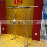 HJ-30 Double Bar Adjustable Heavy Duty Garment Display Rack thumbnail-2