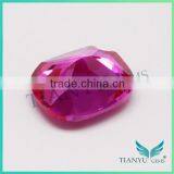 Wuzhou cz Supplier 5# Cushion-shape Synthetic Corundum Ruby Price per Carat thumbnail-5