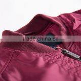 Fashion Wine Red Man Bomber Jacket Wholesale Military Parka thumbnail-3