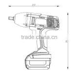 BKWR18V 18V 450Nm Cordless Impact Wrench 18V 450Nm Cordless Wrench Power Tool thumbnail-2