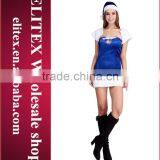 High-quality Wholesale Hot Fashion Unique Woman Blue Christmas Snowman Costume thumbnail-2