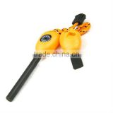 The new Whistle Multifunctional Whistle Compass Saw Ruler Outdoor flint