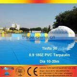 Inflatable Water Park Combo Tinfla 30 in PVC Tarpaulin Pool Iceberg Saturn thumbnail-3