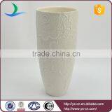 Hot Promotion Floral Design Embossed Dolomite Ikebana Vases Wholesale thumbnail-1