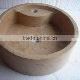 Natural Smooth Polished Black Marble Bathroom Wash Basin thumbnail-4