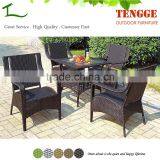 UV Weather Resistant Wicker 5 Piece Outdoor Patio Dining Set thumbnail-2