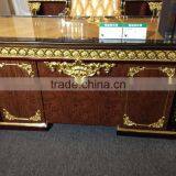 BISINI Baroque Collection Luxury Antique Working Desk and 4-Door Bookcase (BF01-02057) thumbnail-2