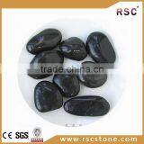 China Supplier Driveway 5-8cm Balck Polished Pebble Stone thumbnail-1